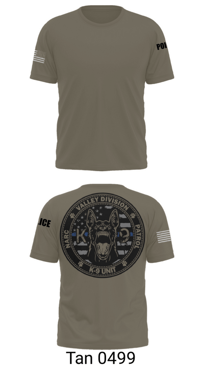 VALLEY K9 75951631 Short Sleeve Performance Shirt - 72