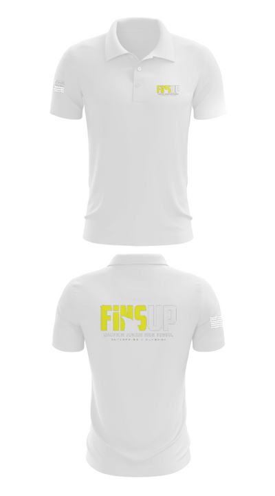 Dauphin Fins 78960180 Short Sleeve Performance Polo - 9