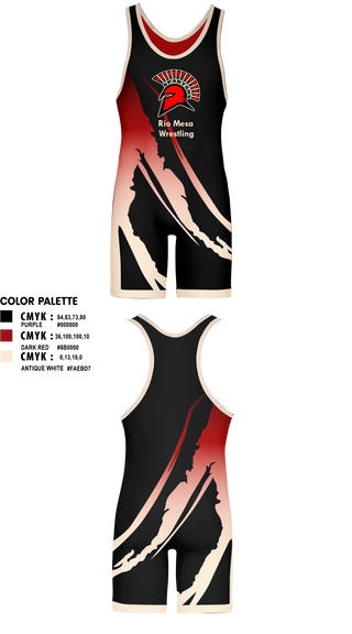 Wrestling Singlet, Rio Mesa, Wrestling, Teamtime, Team time, sublimation, custom sports apparel, team uniforms, spirit wear, spiritwear, sports uniforms, custom shirts, team store, custom team store, fundraiser sports, apparel fundraiser