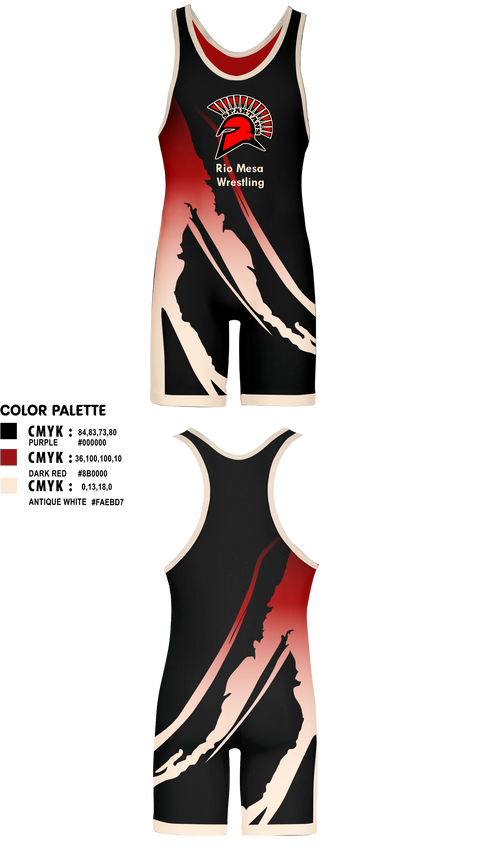 Wrestling Singlet, Rio Mesa, Wrestling, Teamtime, Team time, sublimation, custom sports apparel, team uniforms, spirit wear, spiritwear, sports uniforms, custom shirts, team store, custom team store, fundraiser sports, apparel fundraiser