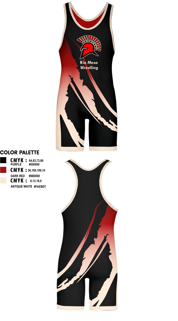 Wrestling Singlet, Rio Mesa, Wrestling, Teamtime, Team time, sublimation, custom sports apparel, team uniforms, spirit wear, spiritwear, sports uniforms, custom shirts, team store, custom team store, fundraiser sports, apparel fundraiser