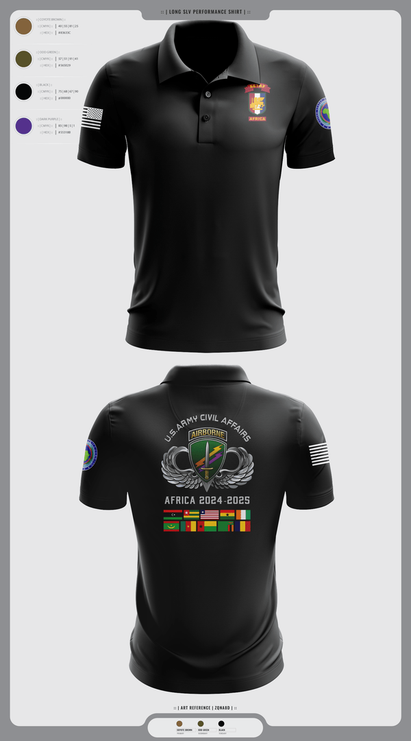 Short Sleeve Performance Polo, 478th CA BN (A), Army, Teamtime, Team time, sublimation, custom sports apparel, team uniforms, spirit wear, spiritwear, sports uniforms, custom shirts, team store, custom team store, fundraiser sports, apparel fundraiser
