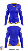 Moapa Valley High School Softball 26366075 Women's Long Sleeve V-neck Shirt - 1