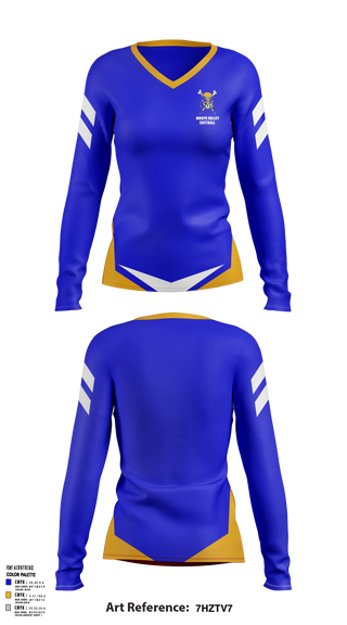 Womens Long Sleeve Vneck Shirt, Moapa Valley High School Softball, Softball, Teamtime, Team time, sublimation, custom sports apparel, team uniforms, spirit wear, spiritwear, sports uniforms, custom shirts, team store, custom team store, fundraiser sports, apparel fundraiser