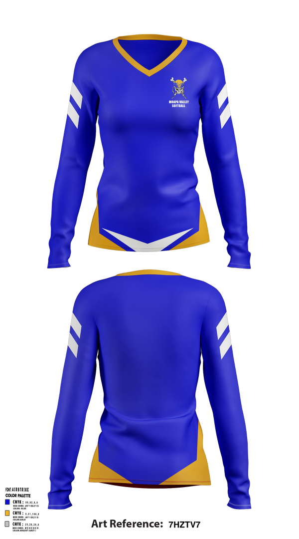 Womens Long Sleeve Vneck Shirt, Moapa Valley High School Softball, Softball, Teamtime, Team time, sublimation, custom sports apparel, team uniforms, spirit wear, spiritwear, sports uniforms, custom shirts, team store, custom team store, fundraiser sports, apparel fundraiser