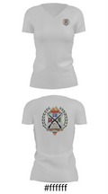 Triple Threat 22413242 Women's Short Sleeve V-neck Shirt - 21