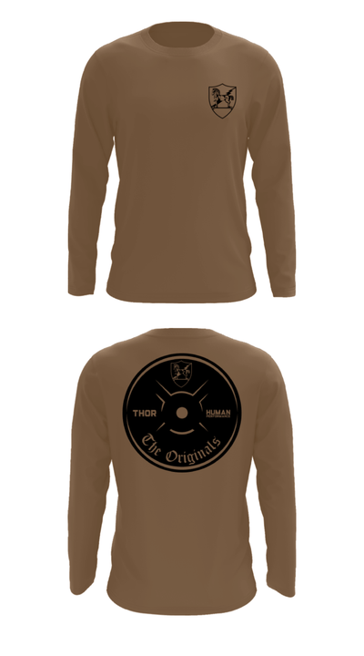 10th Special Forces HPW 55640979 Long Sleeve Performance Shirt - 18