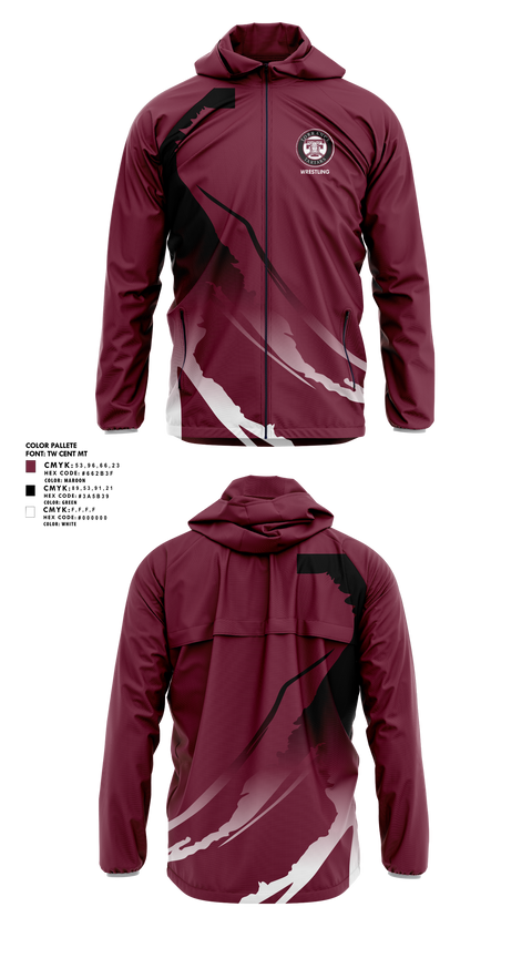 Windbreaker, Torrance High School, Wrestling, Teamtime, Team time, sublimation, custom sports apparel, team uniforms, spirit wear, spiritwear, sports uniforms, custom shirts, team store, custom team store, fundraiser sports, apparel fundraiser