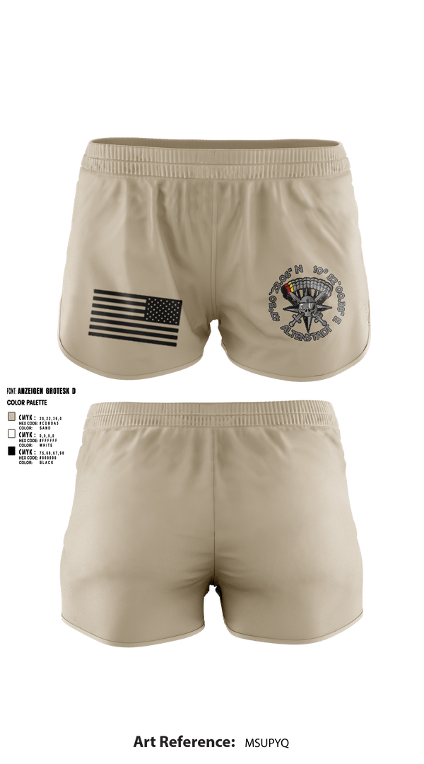 Ranger Panties, XI. Inspektion, Army, Teamtime, Team time, sublimation, custom sports apparel, team uniforms, spirit wear, spiritwear, sports uniforms, custom shirts, team store, custom team store, fundraiser sports, apparel fundraiser