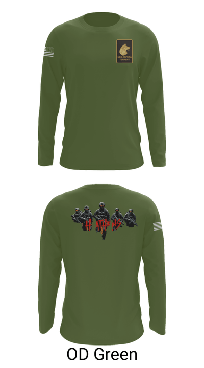 Alpha Company  2-27 48035421 Long Sleeve Performance Shirt - 46