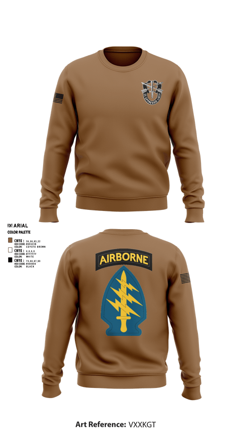 Crew Neck Sweatshirt, 20th group, Army, Teamtime, Team time, sublimation, custom sports apparel, team uniforms, spirit wear, spiritwear, sports uniforms, custom shirts, team store, custom team store, fundraiser sports, apparel fundraiser