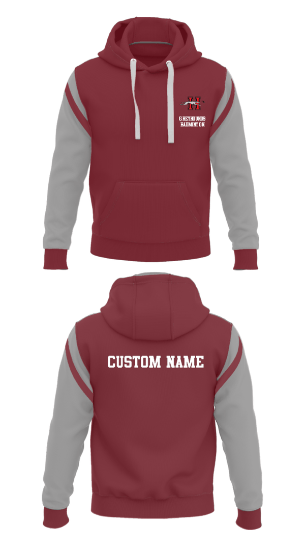 Hoodie, Greyhounds Badminton, Spirit Store, Teamtime, Team time, sublimation, custom sports apparel, team uniforms, spirit wear, spiritwear, sports uniforms, custom shirts, team store, custom team store, fundraiser sports, apparel fundraiser