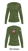 Apache company, 4-6 IN 88523274 Women's Long Sleeve V-neck Shirt - 57