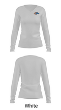 Sheyenne High School Tennis 8735704 Women's Long Sleeve V-neck Shirt - 6