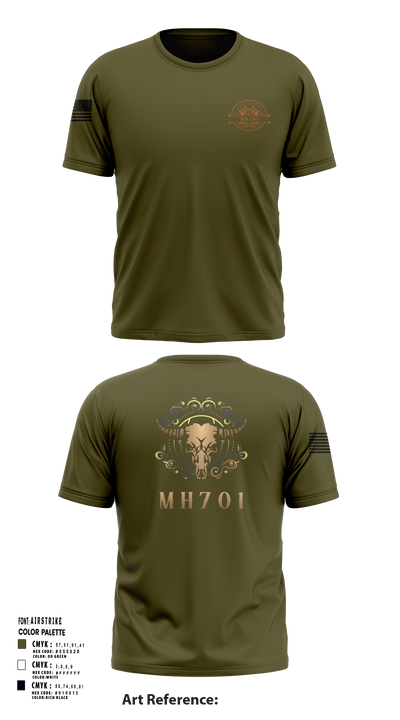 Ranch MH701 27250348 Short Sleeve Performance Shirt - 102