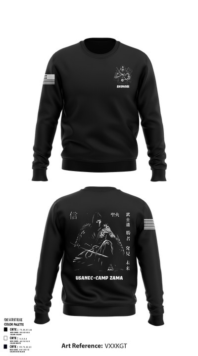 USANEC- Camp Zama, 78th Signal Battalion 94772078 Crew Neck Sweatshirt - 146