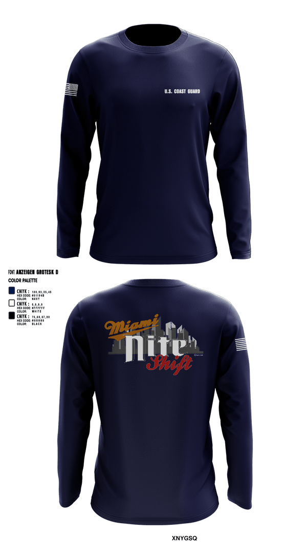 Long Sleeve Performance Shirt, Air Station Miami, Coast Guard, Teamtime, Team time, sublimation, custom sports apparel, team uniforms, spirit wear, spiritwear, sports uniforms, custom shirts, team store, custom team store, fundraiser sports, apparel fundraiser