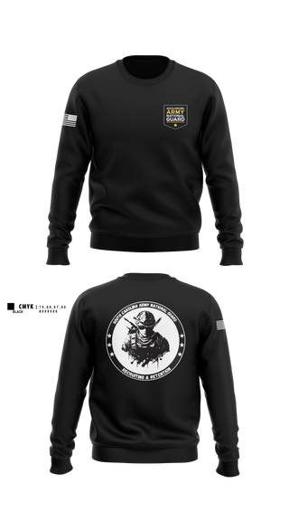 Crew Neck Sweatshirt, Recruiting & Retention, National Guard, Teamtime, Team time, sublimation, custom sports apparel, team uniforms, spirit wear, spiritwear, sports uniforms, custom shirts, team store, custom team store, fundraiser sports, apparel fundraiser