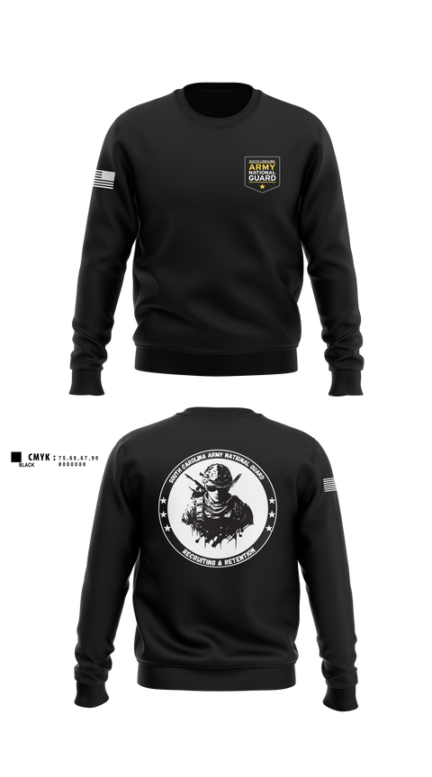 Crew Neck Sweatshirt, Recruiting & Retention, National Guard, Teamtime, Team time, sublimation, custom sports apparel, team uniforms, spirit wear, spiritwear, sports uniforms, custom shirts, team store, custom team store, fundraiser sports, apparel fundraiser