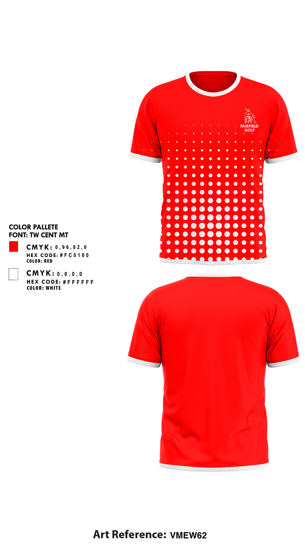 Short Sleeve Performance Shirt, Fairfield Senior High School Golf, Golf, Teamtime, Team time, sublimation, custom sports apparel, team uniforms, spirit wear, spiritwear, sports uniforms, custom shirts, team store, custom team store, fundraiser sports, apparel fundraiser