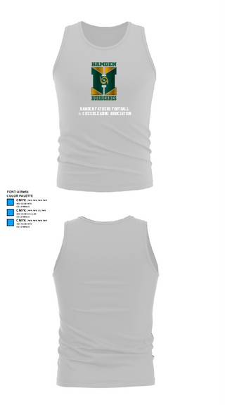 Tank Top, Hamden Fathers Football & Cheerleading Association, Football, Teamtime, Team time, sublimation, custom sports apparel, team uniforms, spirit wear, spiritwear, sports uniforms, custom shirts, team store, custom team store, fundraiser sports, apparel fundraiser