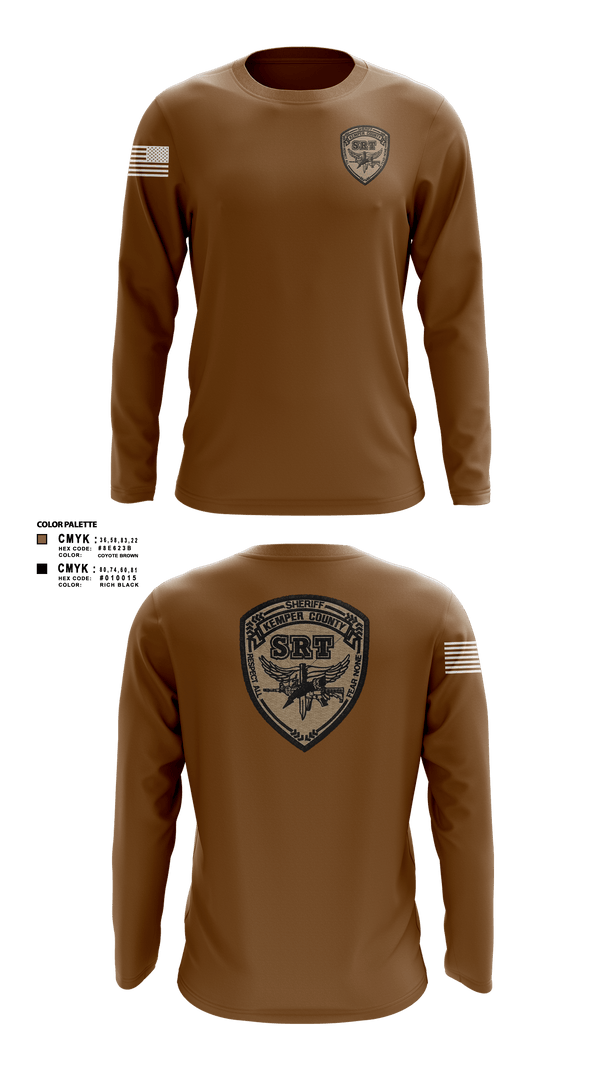 Long Sleeve Performance Shirt, Kemper County Sheriff’s Office, Police, Teamtime, Team time, sublimation, custom sports apparel, team uniforms, spirit wear, spiritwear, sports uniforms, custom shirts, team store, custom team store, fundraiser sports, apparel fundraiser