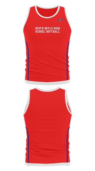 Tank Top, South Doyle High School Softball, Softball, Teamtime, Team time, sublimation, custom sports apparel, team uniforms, spirit wear, spiritwear, sports uniforms, custom shirts, team store, custom team store, fundraiser sports, apparel fundraiser