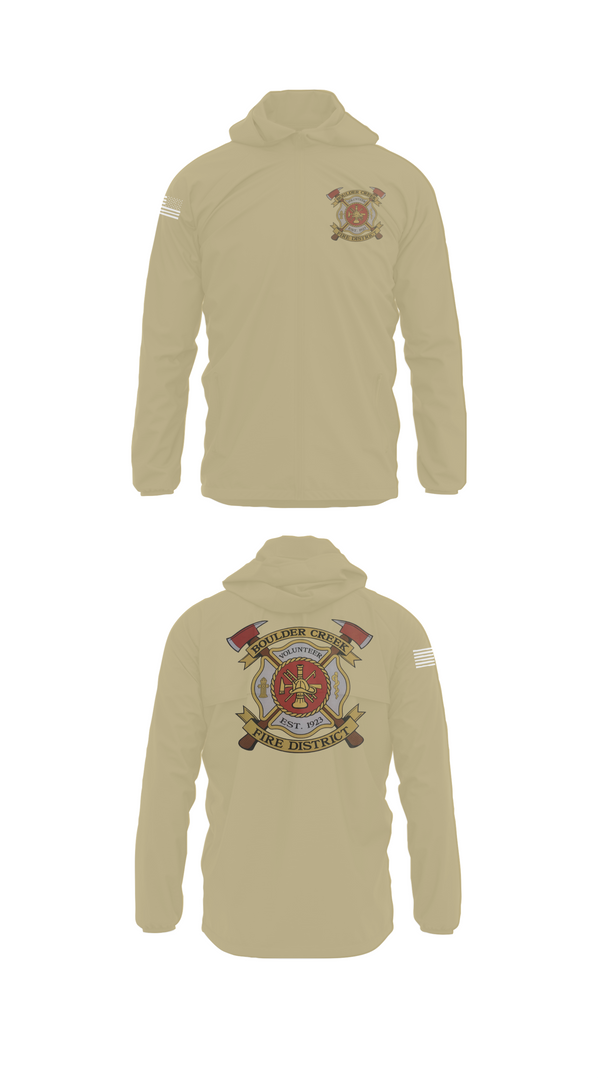 Windbreaker, Boulder creek fire, , Teamtime, Team time, sublimation, custom sports apparel, team uniforms, spirit wear, spiritwear, sports uniforms, custom shirts, team store, custom team store, fundraiser sports, apparel fundraiser