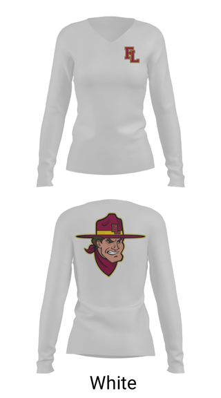 Womens Long Sleeve Vneck Shirt, Forest Lake Area High School Golf, Golf, Teamtime, Team time, sublimation, custom sports apparel, team uniforms, spirit wear, spiritwear, sports uniforms, custom shirts, team store, custom team store, fundraiser sports, apparel fundraiser