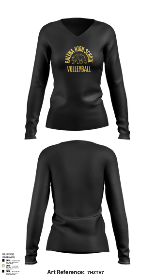 Womens Long Sleeve Vneck Shirt, Galena High School Volleyball, Women's Volleyball, Teamtime, Team time, sublimation, custom sports apparel, team uniforms, spirit wear, spiritwear, sports uniforms, custom shirts, team store, custom team store, fundraiser sports, apparel fundraiser