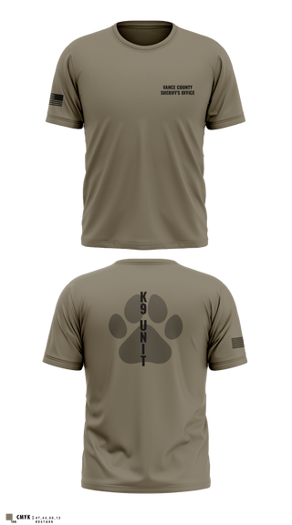 Short Sleeve Performance Shirt, Vance County Sheriff's Office  K9 Unit, Police, Teamtime, Team time, sublimation, custom sports apparel, team uniforms, spirit wear, spiritwear, sports uniforms, custom shirts, team store, custom team store, fundraiser sports, apparel fundraiser