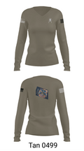 TITAN BN 10830522 Women's Long Sleeve V-neck Shirt - 77
