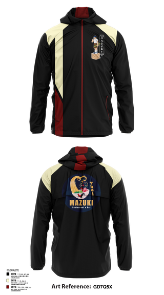 Windbreaker, Thai Mazuki, , Teamtime, Team time, sublimation, custom sports apparel, team uniforms, spirit wear, spiritwear, sports uniforms, custom shirts, team store, custom team store, fundraiser sports, apparel fundraiser