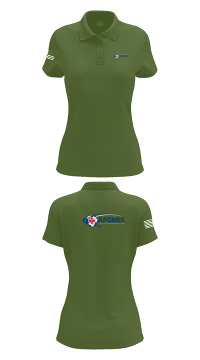 AFOMIS 39561369 Women's Short Sleeve Performance Polo  - 55