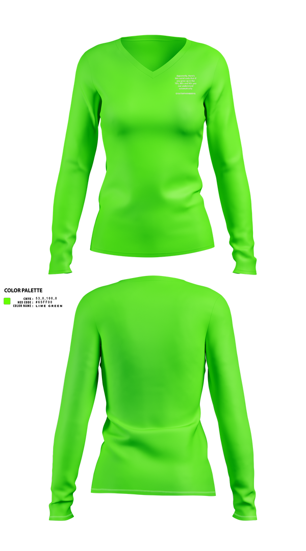 Womens Long Sleeve Vneck Shirt, Ultra, Spirit Store, Teamtime, Team time, sublimation, custom sports apparel, team uniforms, spirit wear, spiritwear, sports uniforms, custom shirts, team store, custom team store, fundraiser sports, apparel fundraiser