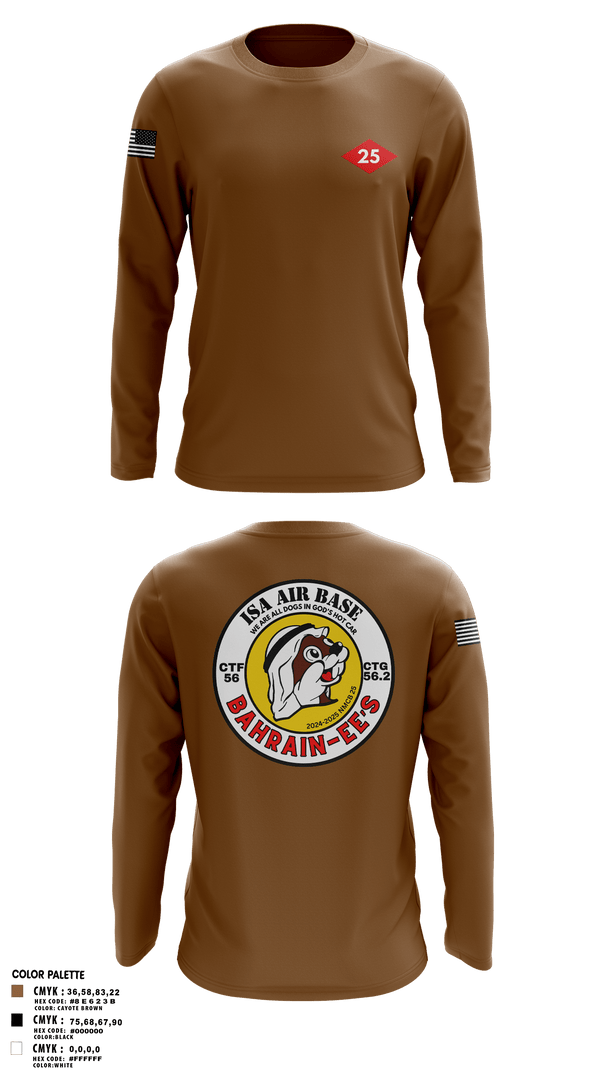 Long Sleeve Performance Shirt, NMCB 25 CTG 56.2, Navy, Teamtime, Team time, sublimation, custom sports apparel, team uniforms, spirit wear, spiritwear, sports uniforms, custom shirts, team store, custom team store, fundraiser sports, apparel fundraiser