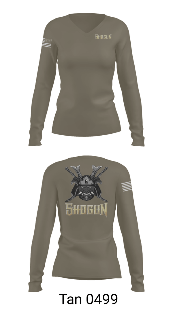 Womens Long Sleeve Vneck Shirt, Shogun, , Teamtime, Team time, sublimation, custom sports apparel, team uniforms, spirit wear, spiritwear, sports uniforms, custom shirts, team store, custom team store, fundraiser sports, apparel fundraiser