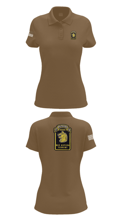 Wolfhounds 24858493 Women's Short Sleeve Performance Polo  - 15