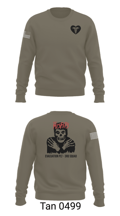 3rd squad 34801732 Crew Neck Sweatshirt - 65