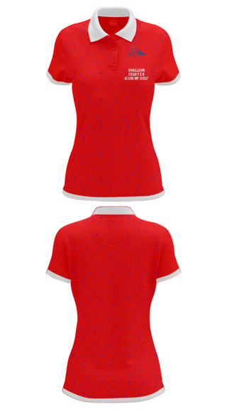 Women's Short Sleeve Performance Polo, Swallows Charter Academy Golf, Golf, Teamtime, Team time, sublimation, custom sports apparel, team uniforms, spirit wear, spiritwear, sports uniforms, custom shirts, team store, custom team store, fundraiser sports, apparel fundraiser
