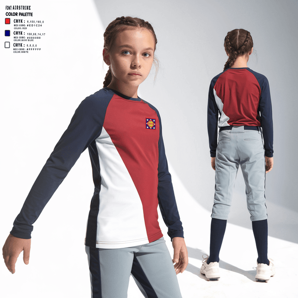 Womens Long Sleeve Vneck Shirt, Diamond Youth Softball, Softball, Teamtime, Team time, sublimation, custom sports apparel, team uniforms, spirit wear, spiritwear, sports uniforms, custom shirts, team store, custom team store, fundraiser sports, apparel fundraiser