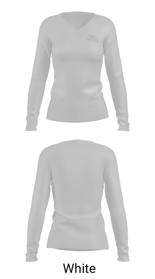 Womens Long Sleeve Vneck Shirt, United solutions, , Teamtime, Team time, sublimation, custom sports apparel, team uniforms, spirit wear, spiritwear, sports uniforms, custom shirts, team store, custom team store, fundraiser sports, apparel fundraiser