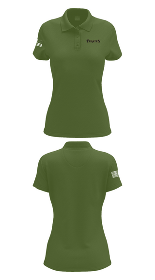Womens Short Sleeve Performance Polo, Los Angeles Pirates, Softball, Teamtime, Team time, sublimation, custom sports apparel, team uniforms, spirit wear, spiritwear, sports uniforms, custom shirts, team store, custom team store, fundraiser sports, apparel fundraiser