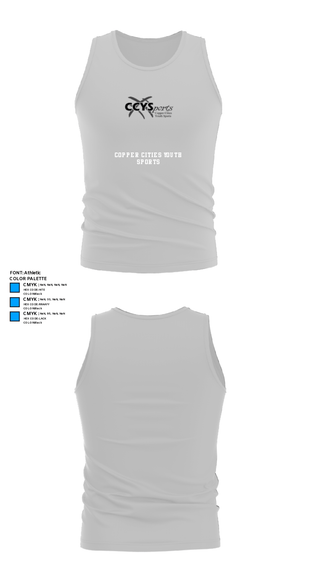 Tank Top, Copper Cities Youth Sports, Spirit Store, Teamtime, Team time, sublimation, custom sports apparel, team uniforms, spirit wear, spiritwear, sports uniforms, custom shirts, team store, custom team store, fundraiser sports, apparel fundraiser