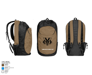 Gear Bag, Limon High School Golf, Golf, Teamtime, Team time, sublimation, custom sports apparel, team uniforms, spirit wear, spiritwear, sports uniforms, custom shirts, team store, custom team store, fundraiser sports, apparel fundraiser