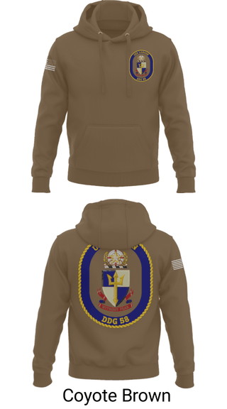 Hoodie, USS LABOON - DDG 58, Navy, Teamtime, Team time, sublimation, custom sports apparel, team uniforms, spirit wear, spiritwear, sports uniforms, custom shirts, team store, custom team store, fundraiser sports, apparel fundraiser