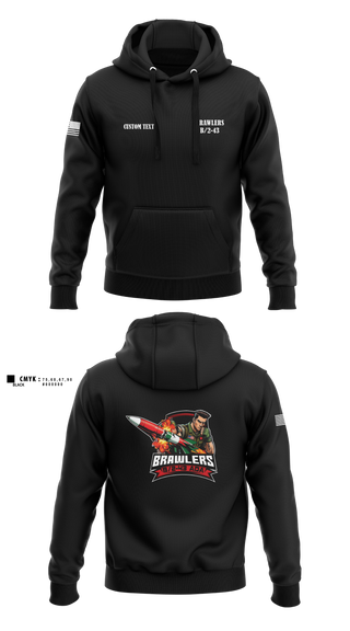 Hoodie, Brawlers, Army, Teamtime, Team time, sublimation, custom sports apparel, team uniforms, spirit wear, spiritwear, sports uniforms, custom shirts, team store, custom team store, fundraiser sports, apparel fundraiser