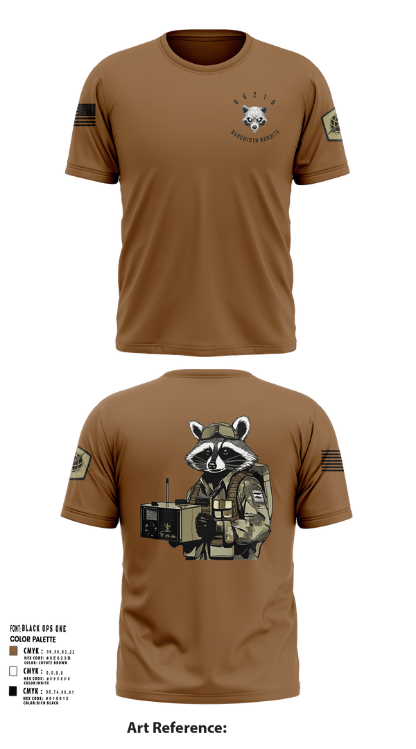 Short Sleeve Performance Shirt, Node 66216 Bandwidth Bandits, Army, Teamtime, Team time, sublimation, custom sports apparel, team uniforms, spirit wear, spiritwear, sports uniforms, custom shirts, team store, custom team store, fundraiser sports, apparel fundraiser