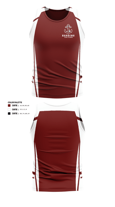 Harding High School Cross Country 38668511 Tank Top - 40