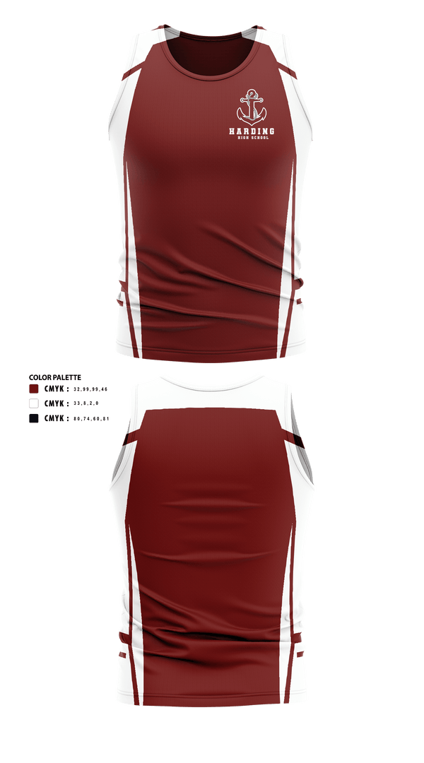 Tank Top, Harding High School Cross Country, Cross Country, Teamtime, Team time, sublimation, custom sports apparel, team uniforms, spirit wear, spiritwear, sports uniforms, custom shirts, team store, custom team store, fundraiser sports, apparel fundraiser